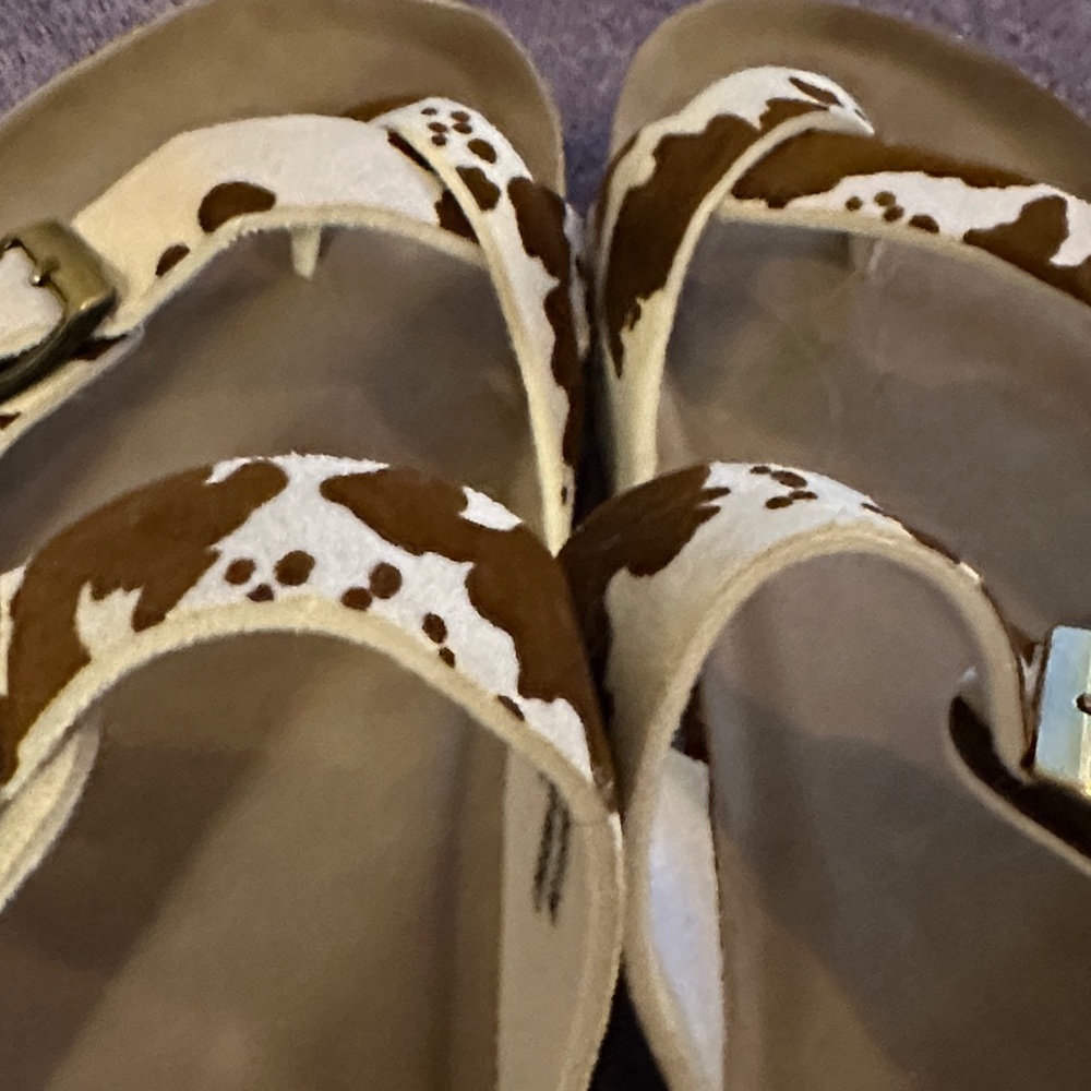 Stylish Cow Print Sandals for Women